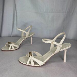 Salvatore Ferragamo Women's Dasy High Heel Sandals Beige